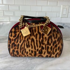 Dior leopard gambler bag large